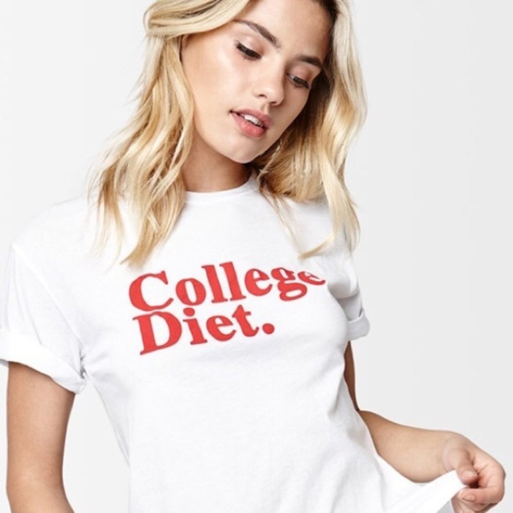 LA‎ Hearts 'College Diet' Graphic T-Shirt